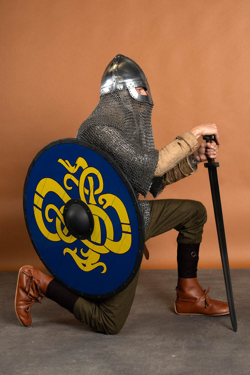 Viking brilhelm met maliën 1.6 mm