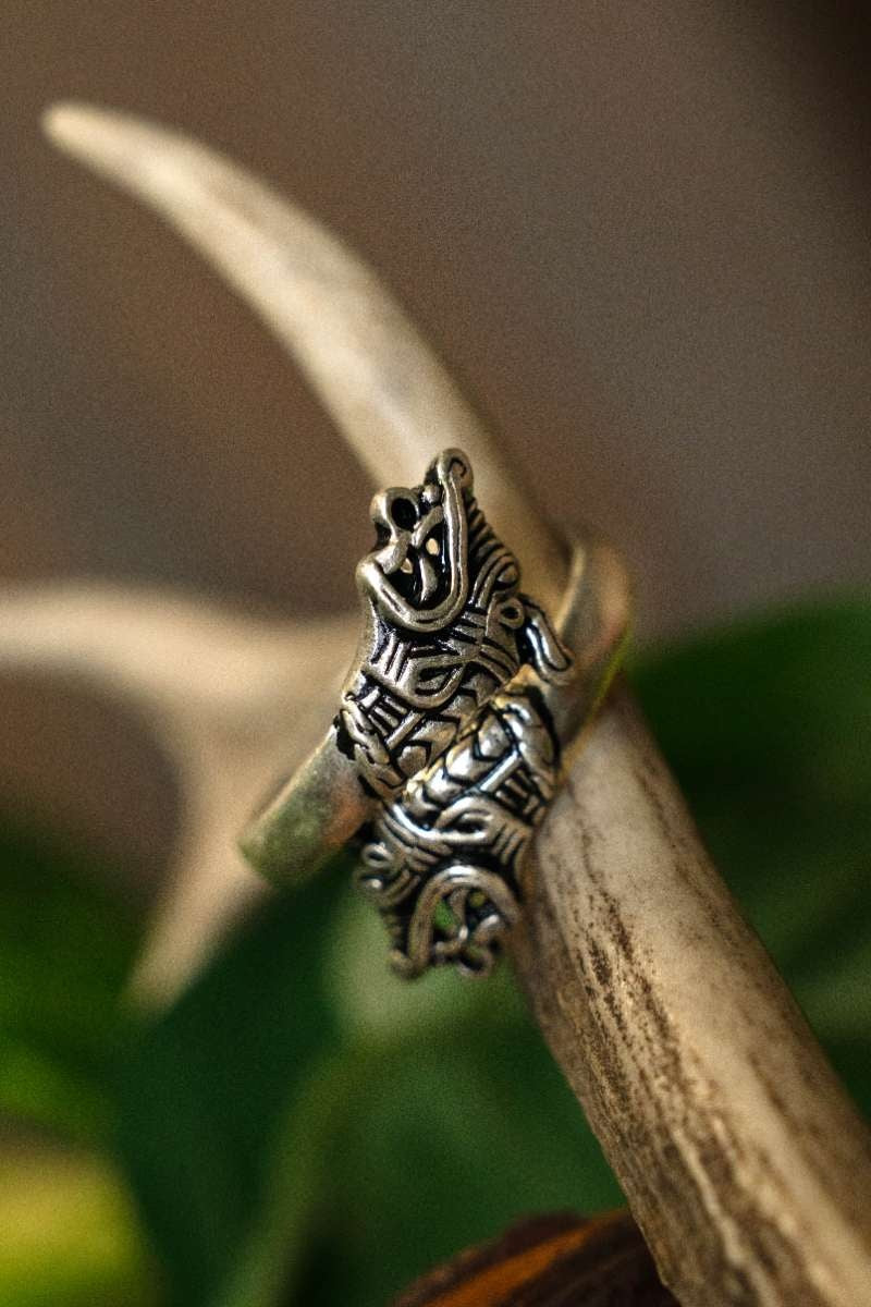 Vikingring Haithabu, verzilverd brons