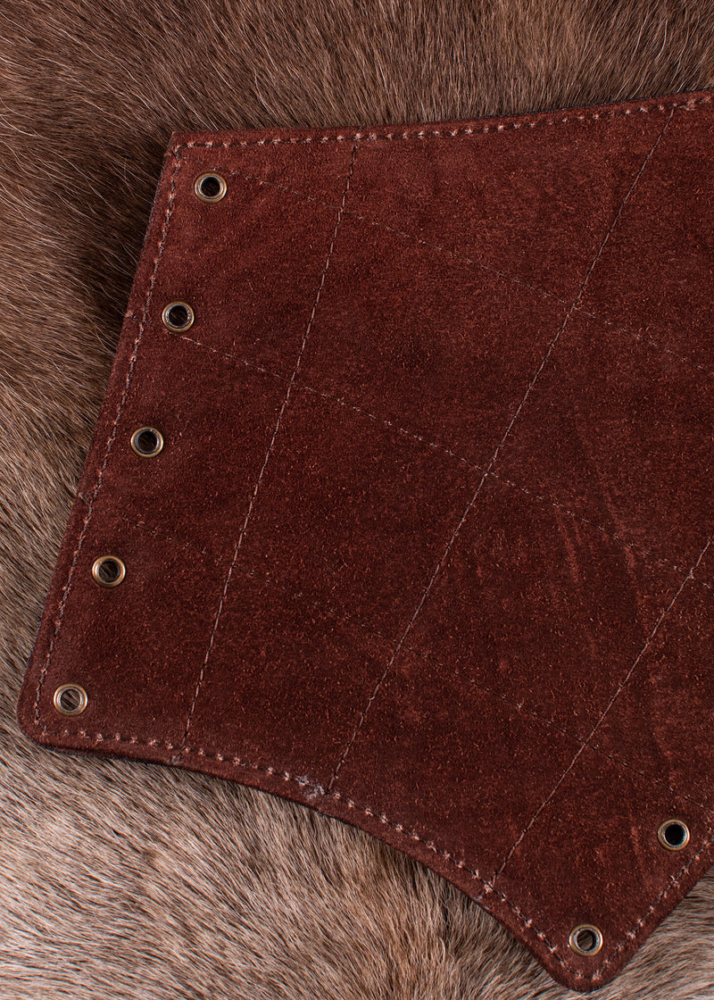 Uhtred leren bracers, onderarmbeschermers