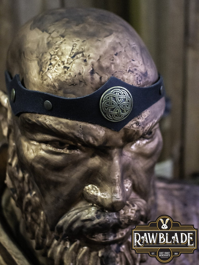 Illunion Pannband - Svart, läder 