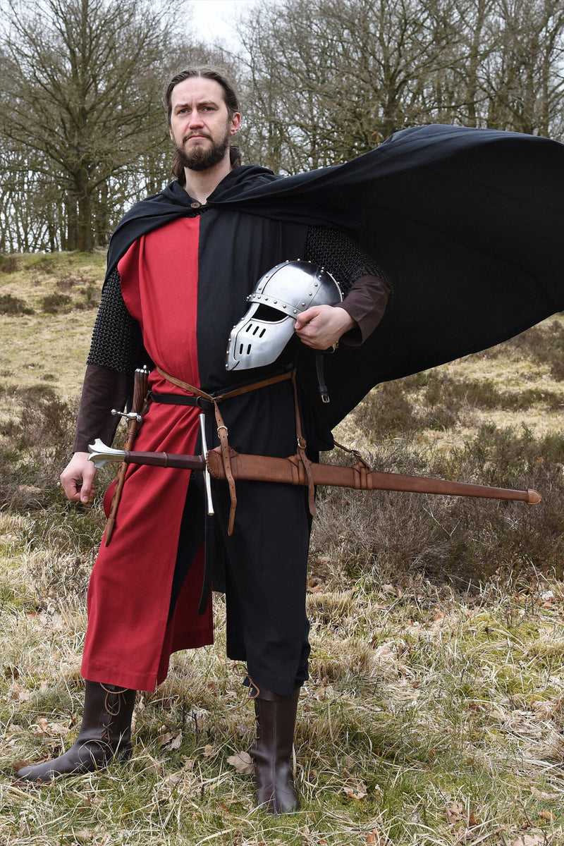 Katoenen mantel Ellyn, zwart