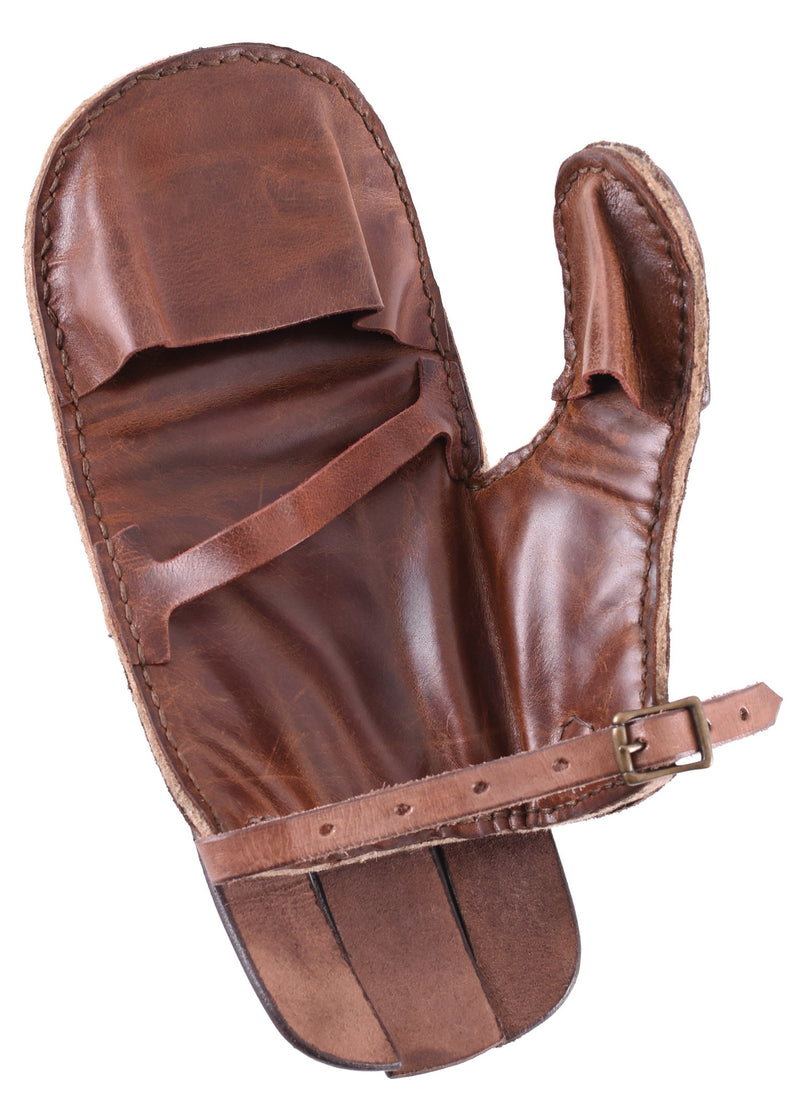 Full contact leren handbescherming links