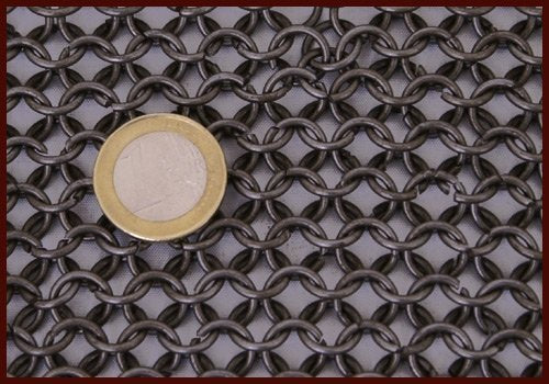 Lorica hamata, butted rings, 8 mm