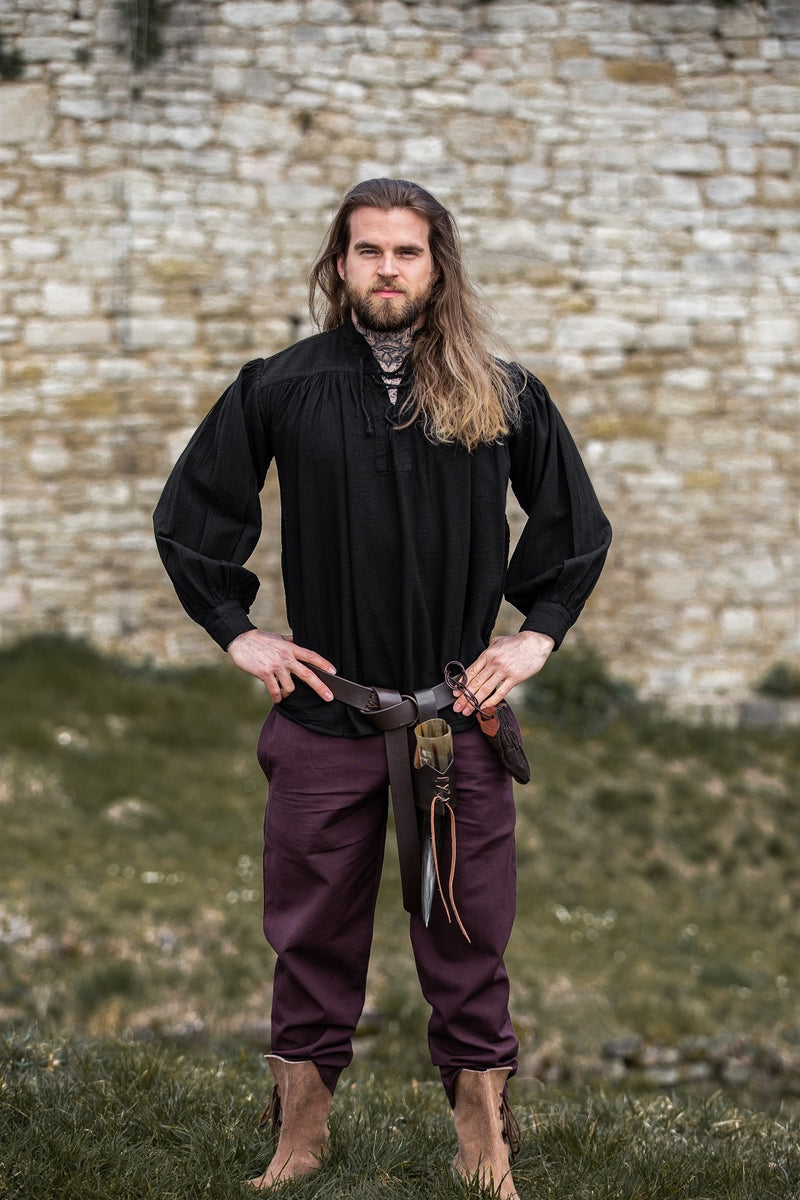 Medieval shirt, black