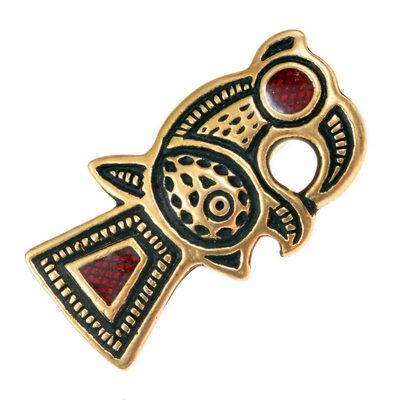 Frankisk fuglebroche, bronze 