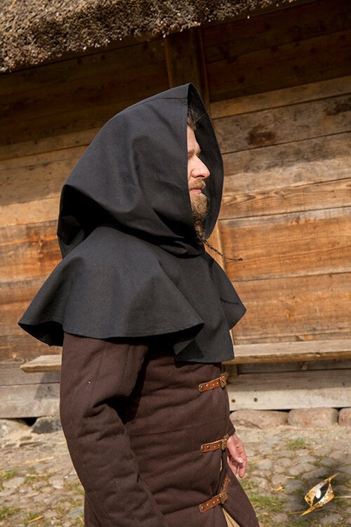 Middeleeuwse kaproen Walt, zwart