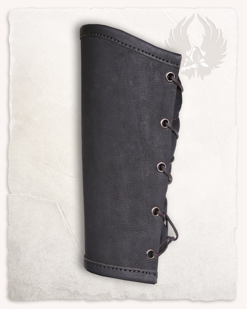 Bracciali in cuoio Borg, vambrace, marrone 