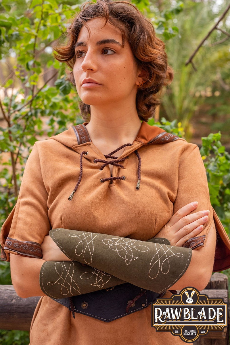 Vryla Premium bracers, onderarmbeschermers, groen