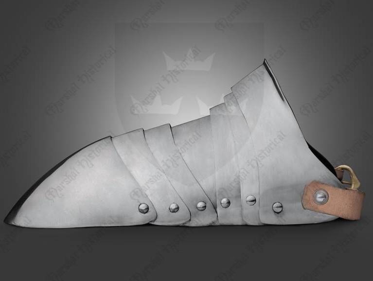 Sabatons, armor shoes, 1.6 mm