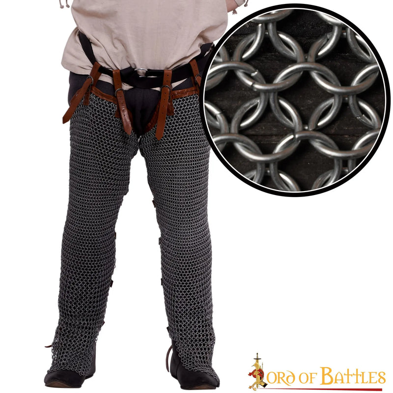 Maglia calzari, zincata, senza rivetti anelli rotondi 