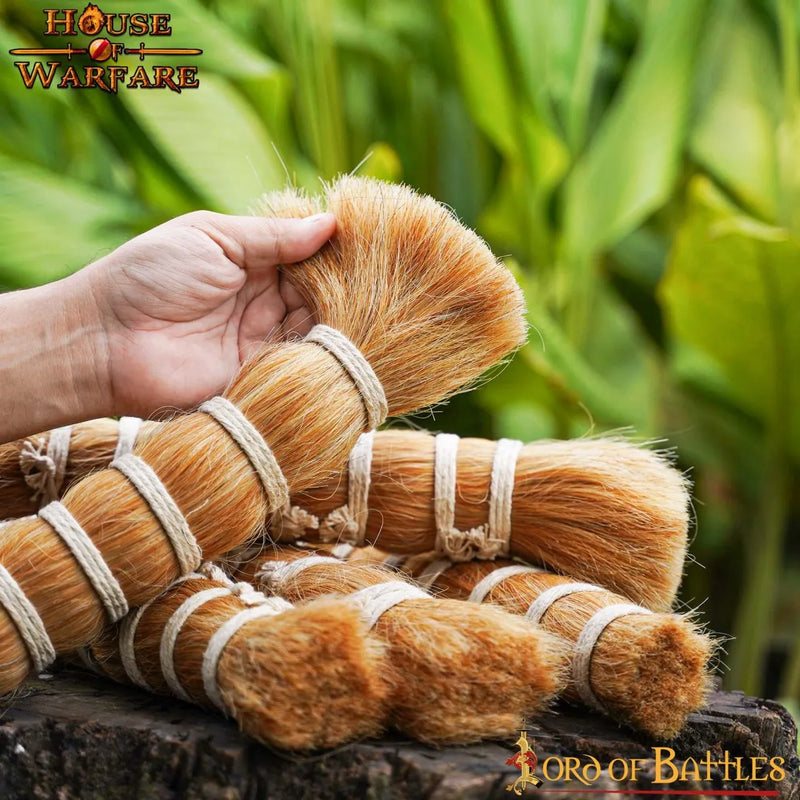 Crine di cavallo, naturale 34 cm 