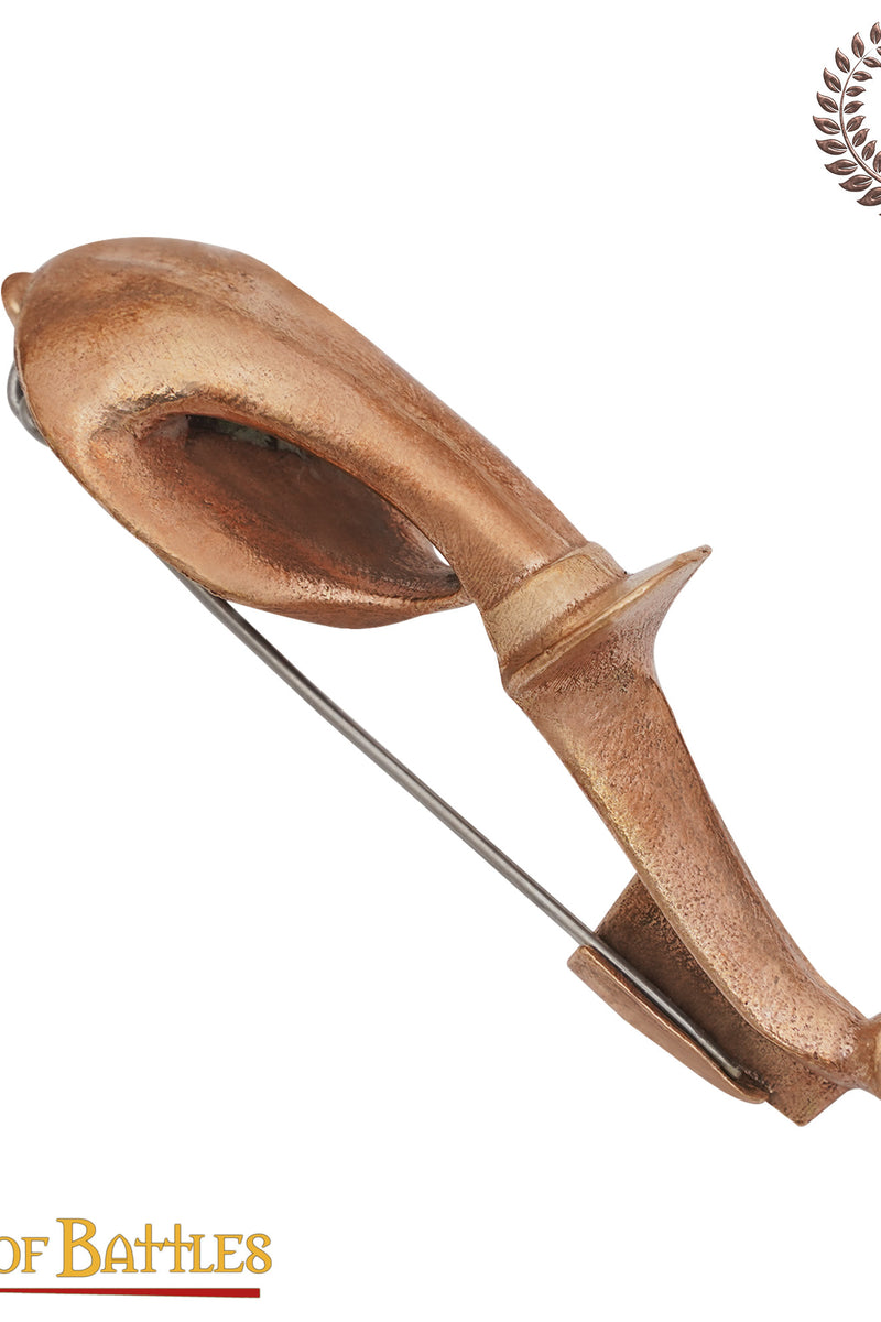 Trompetfibula (boogfibula) 1ste-4e eeuw, brons