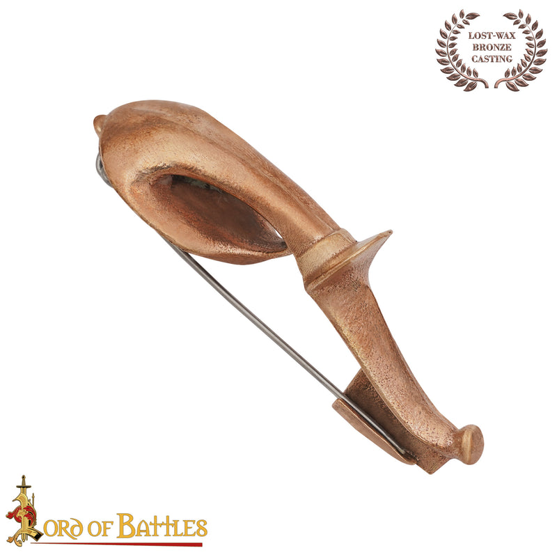 Trompetfibula (boogfibula) 1ste-4e eeuw, brons