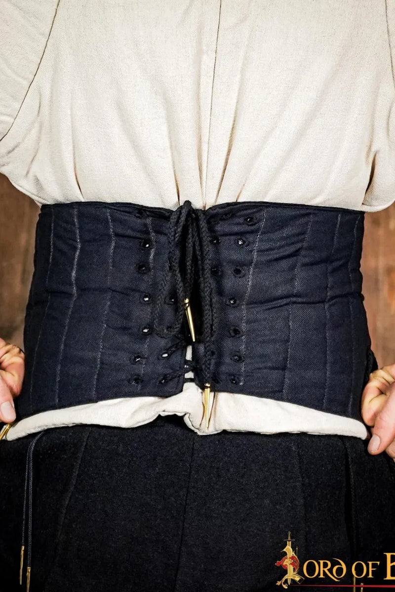 Middeleeuwse lendenier, zwart