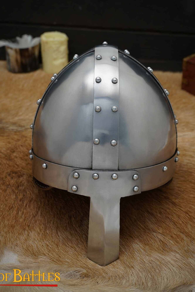 9e eeuwse spangenhelm, type neushelm, 2 mm (battle-ready)