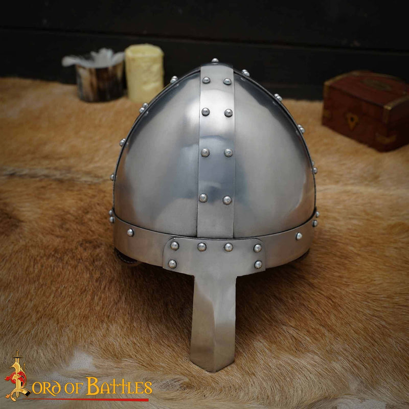 9e eeuwse spangenhelm, type neushelm, 2 mm (battle-ready)
