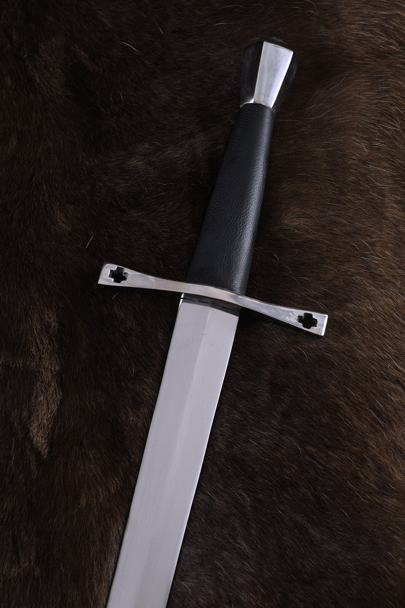 Middeleeuws enkelhandig ridderzwaard, semi-scherp