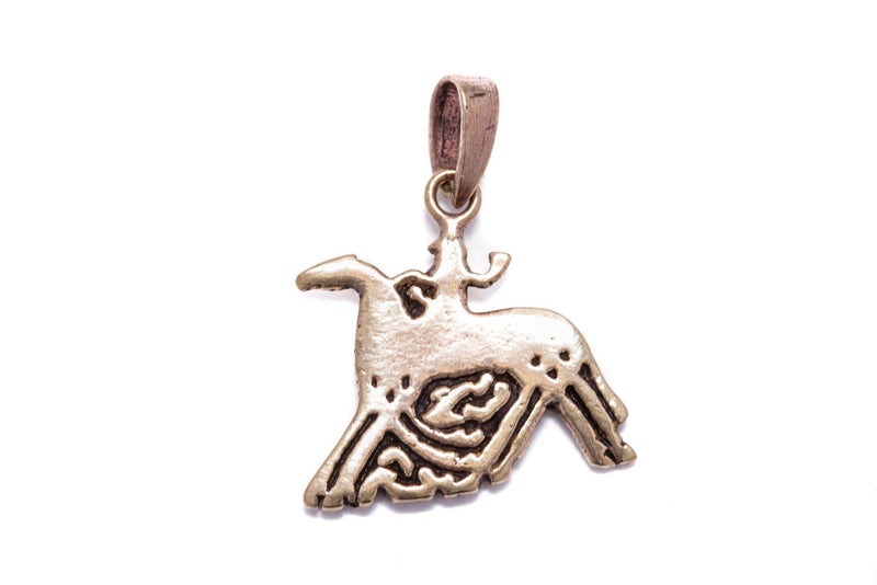 Odin en Sleipnir hanger van Gotland, brons