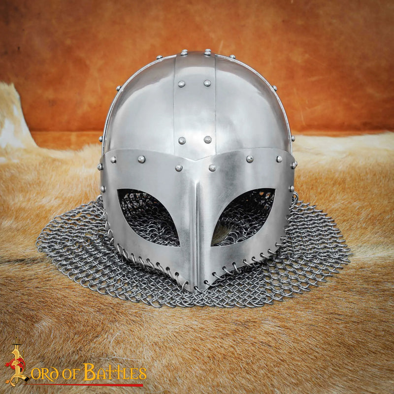 10e eeuwse Viking brilhelm met maliën, 1.6 mm