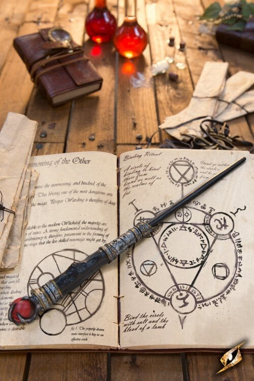 Toverstok Eldritch, zwart