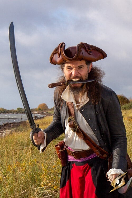 Zakrzywiona kord larp, 100 cm