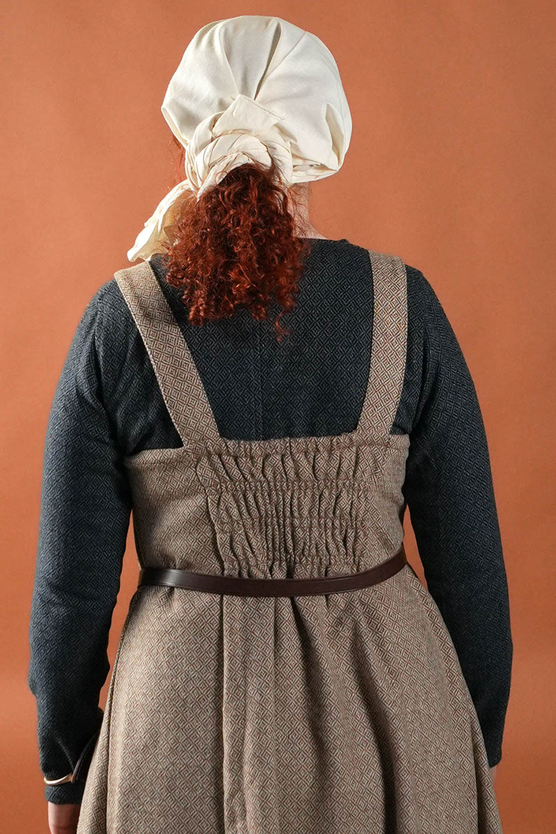 Viking hangeroc Freja, wol, diamant twill, zandkleur-naturel