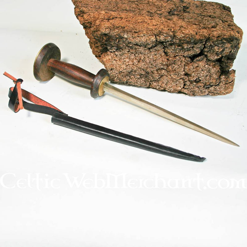 Rondeldolk (1400-1450), halvskarpt 