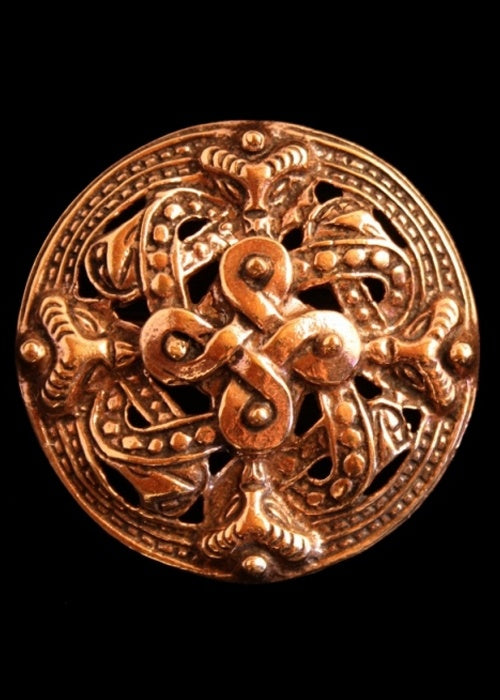 Vikingbroche Borrestijl, brons
