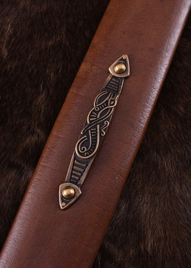 Vikingzwaard eiland Eigg, leren grip, semi-scherp