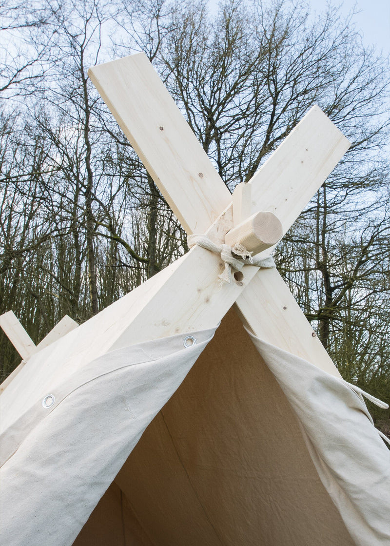 Vikingtent 2 x 2,3 x 1,8 m zonder frame, 350 gsm