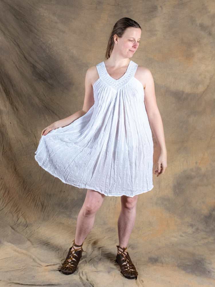 Godinnen Jurk Hera, kort, wit