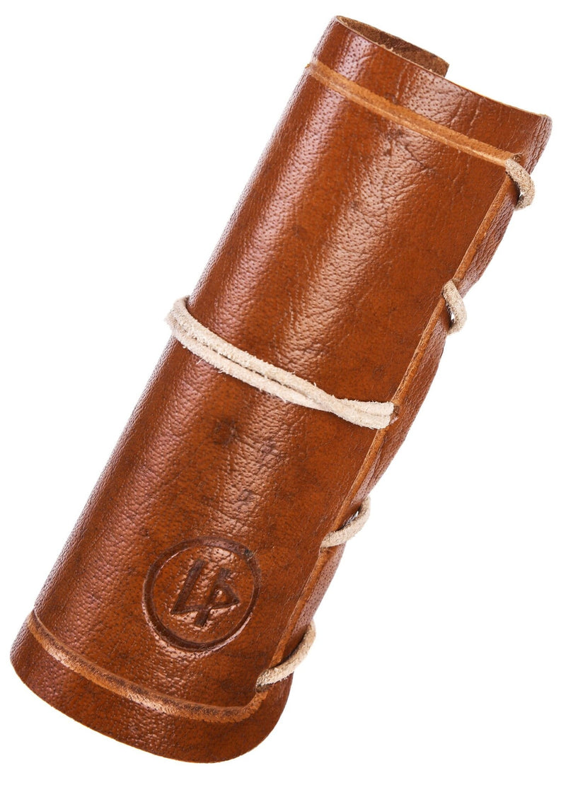 Étui en cuir pour hache, brun 