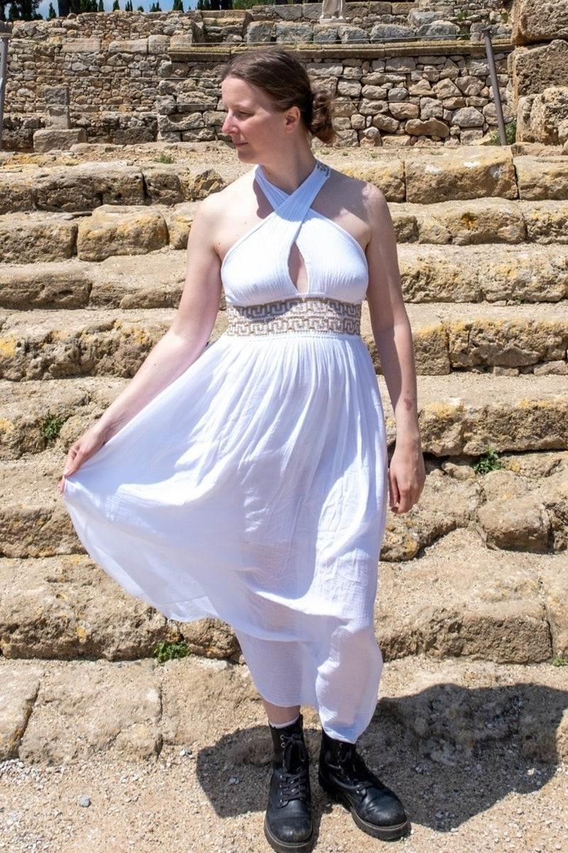 Godinnen Jurk Persephone, wit