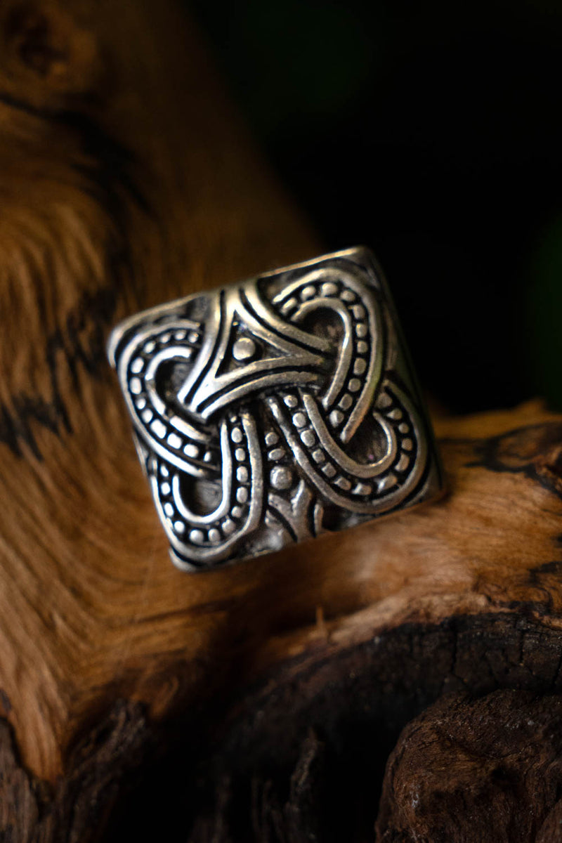 Viking riembeslag knoop Borrestijl, zilver