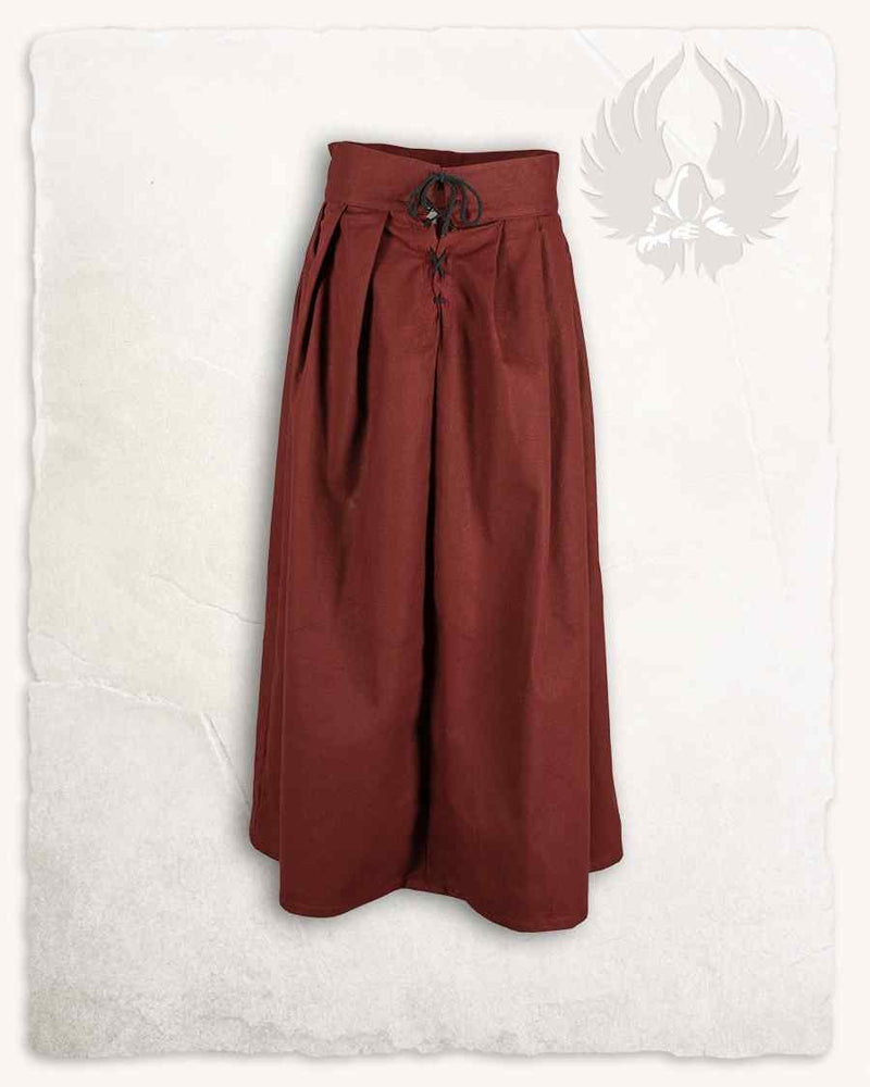 Anna nederdel, bordeaux rød 