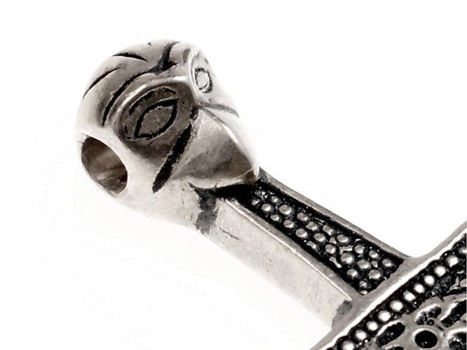 Thorshamer van Mandermark, verzilverd brons