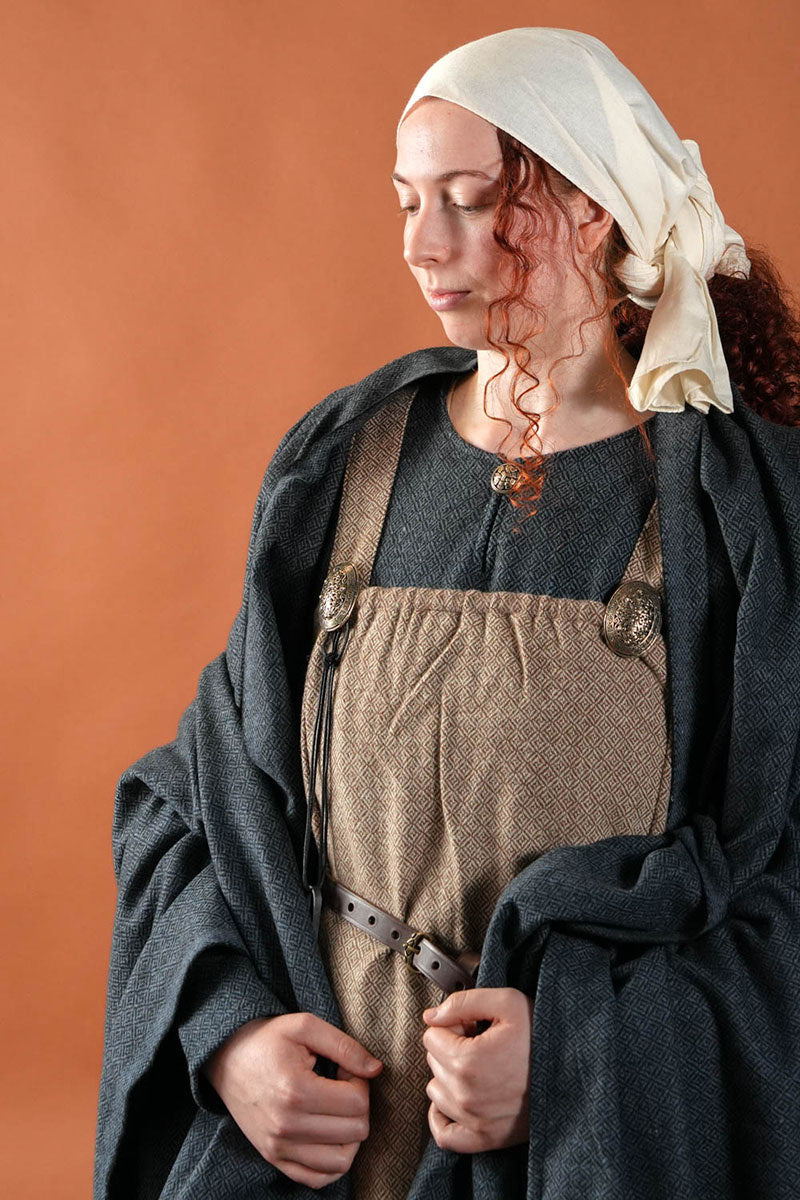 Viking hangeroc Freja, wol, diamant twill, zandkleur-naturel