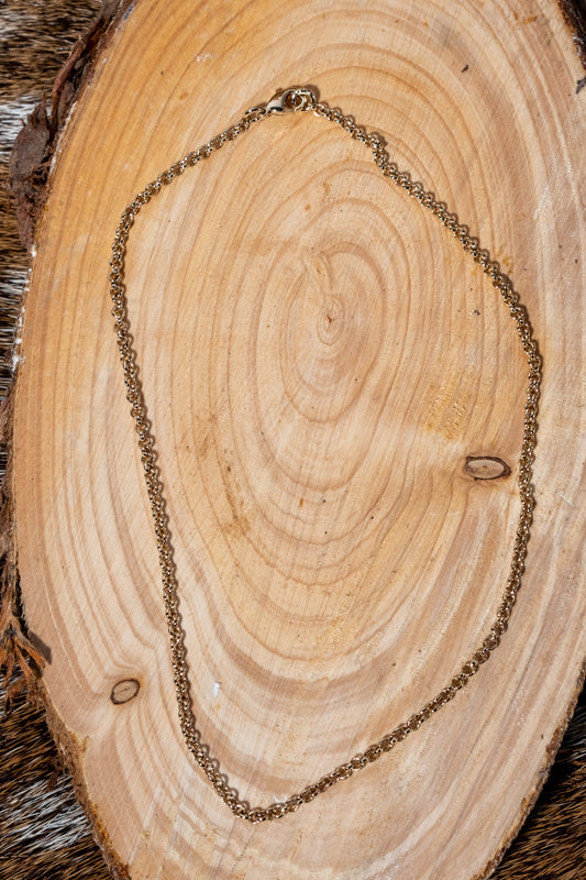 Schakelketting 50 cm, brons