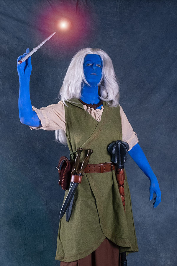 Wrap dress Dala, linden green