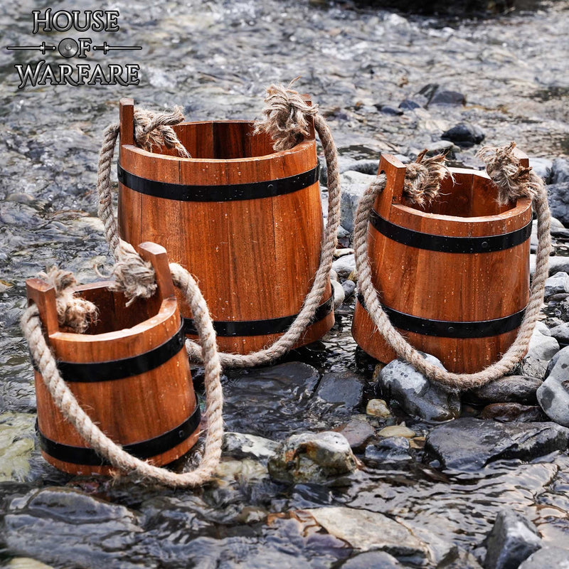 Medieval wooden bucket