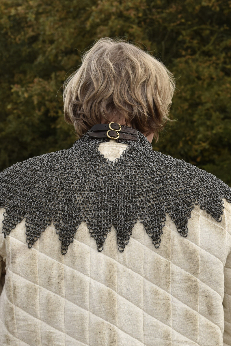 Biskopskappa hjälmbrynja nitade runda ringar, 8 mm 