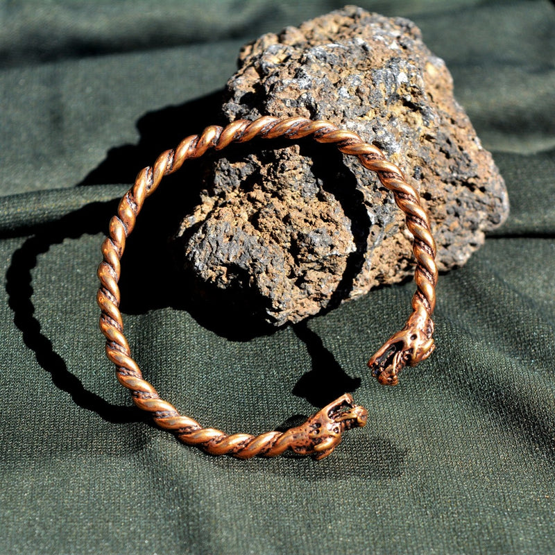 Bracelet de dragon, bronze 