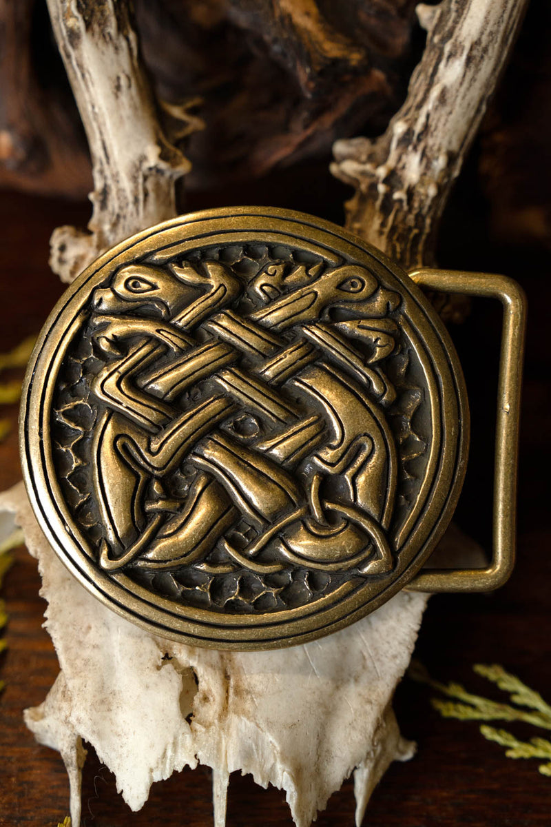 Middeleeuwse gesp keltische honden