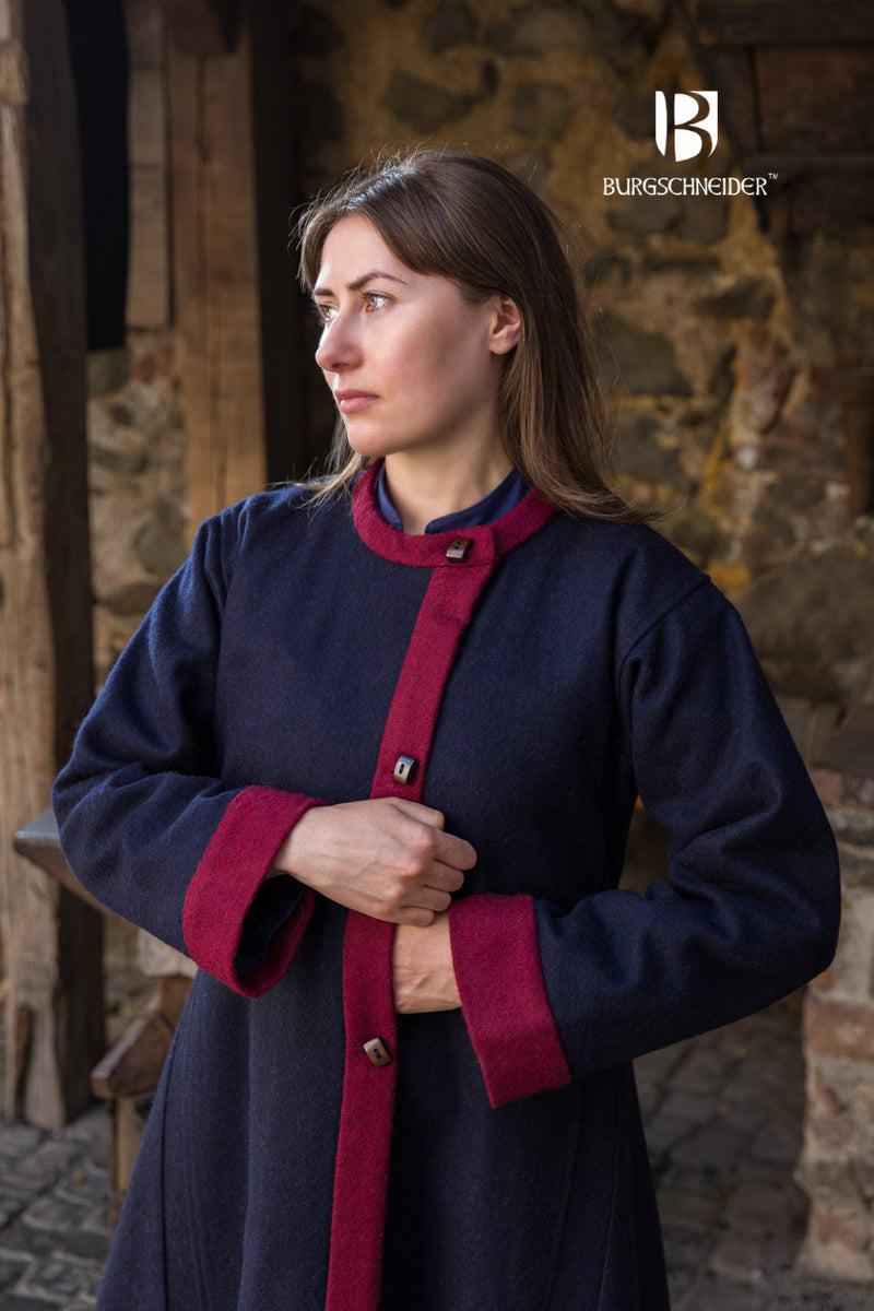 Rusvik Viking jas Kseniya, blauw, wolmix