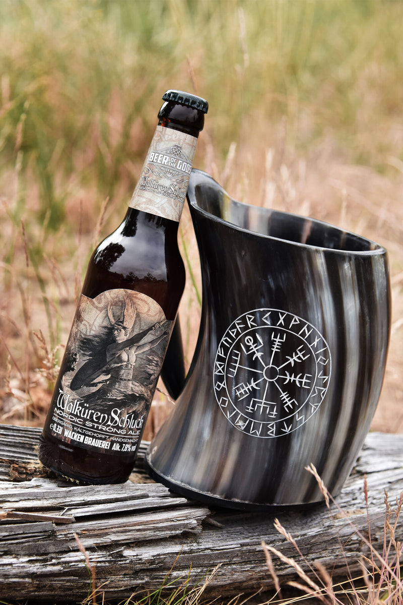 Bicchiere in corno Vegvisir, 650-1000 ml 