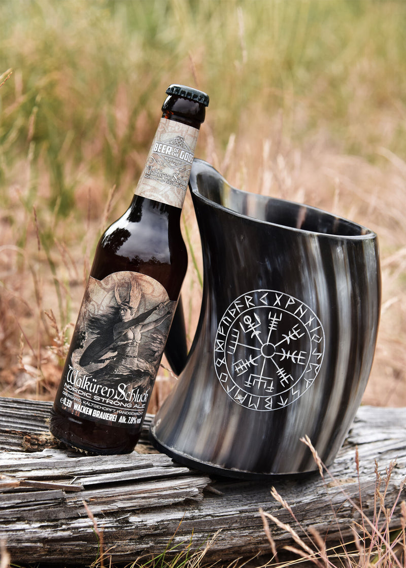 Hoornen beker Vegvisir, 650-1000 ml