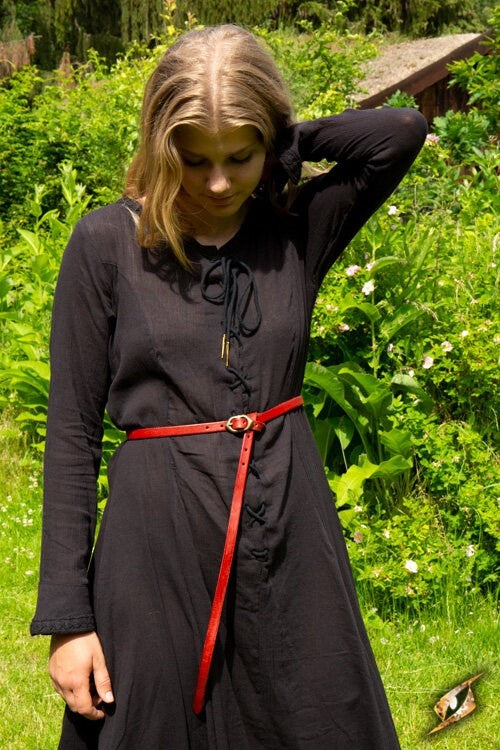 Renaissansbälte Ambrose, röd 