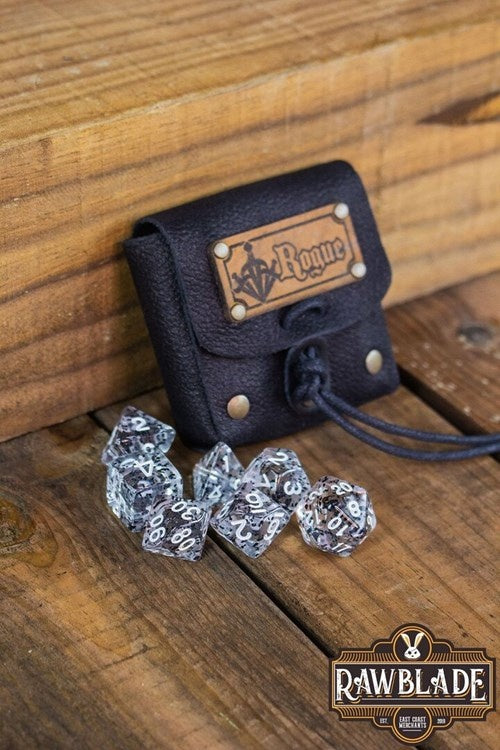 Dice bag met set dobbelstenen Rogue