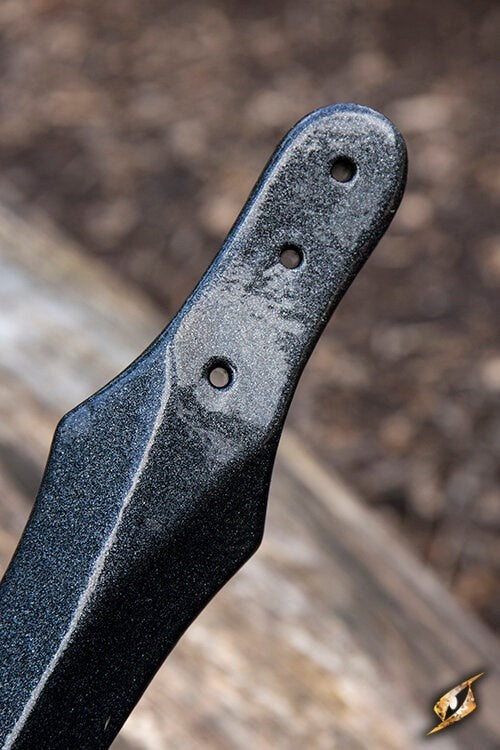 Cuchillo arrojadizo con 3 agujeros, LARP arma 