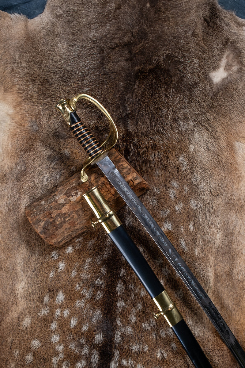 Model 1850 US Staf- en Veldofficiers sabel, semi-scherp